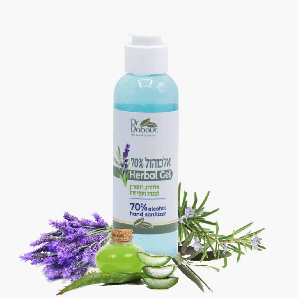 אלכוהול ג'ל 70% - Herbal gel
